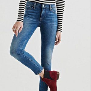 Lucky Brand Skinny Straight Hayden Distressed Light Wash Crop Jeans Size 4